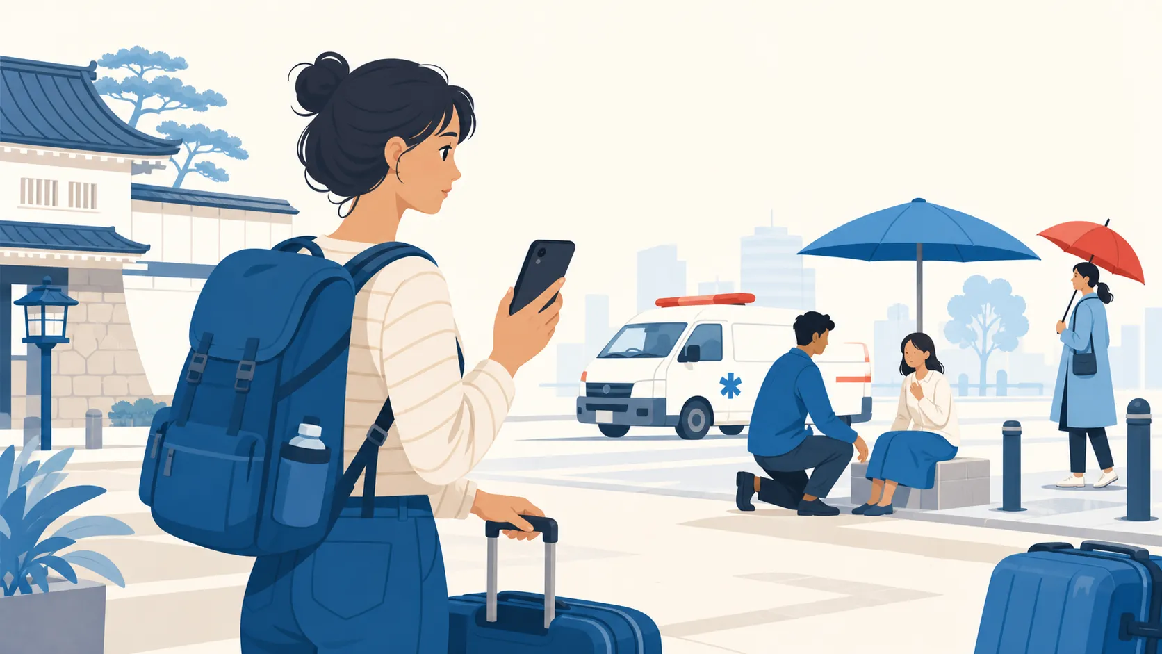 There's an emergency in Japan — which number do I actually call?