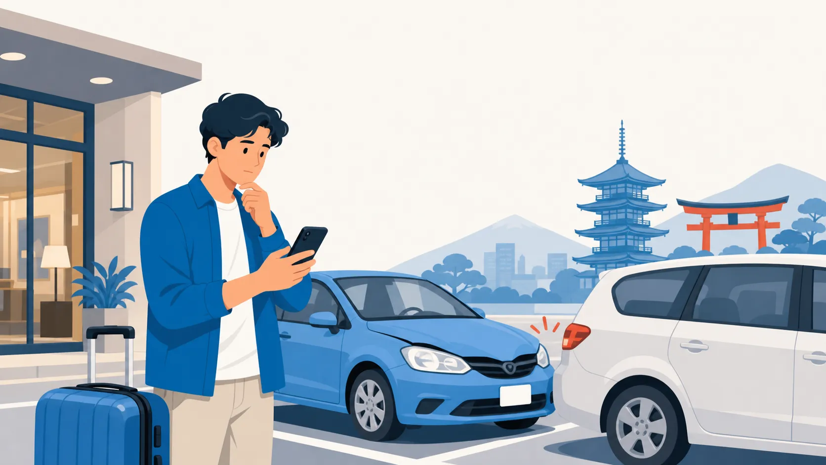I Was in a Rental Car Accident in Japan — What Do I Do Right Now?