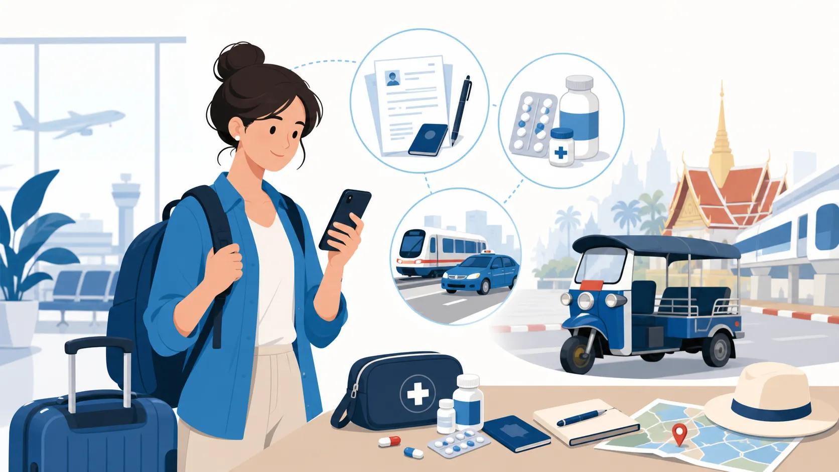 Japan and Thailand Trip: Arrival Cards, Medicines and Local Transport