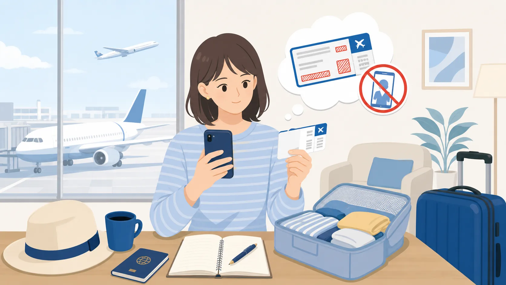 搭乗券をSNSに載せても大丈夫？隠す情報と投稿タイミング