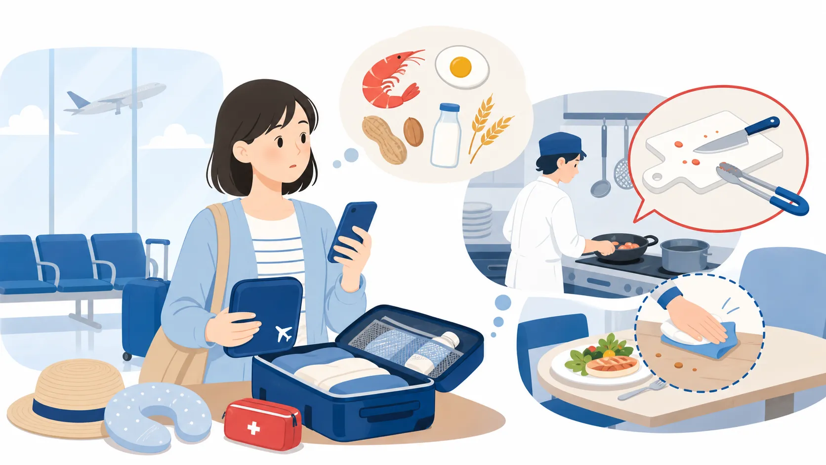 海外の食物アレルギー｜翻訳カードだけでは防げない交差接触