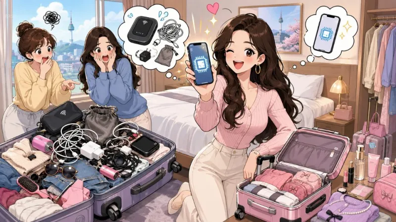 韓国eSIMの現地購入はあり？空港・店舗・事前購入との違い