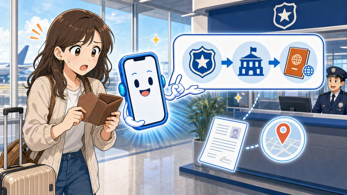 パスポートを紛失した